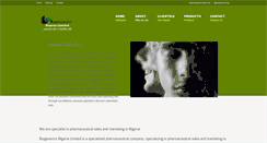 Desktop Screenshot of biogenericsltd.com